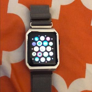 Black Apple Watch 42mm Series 2. Barely used.